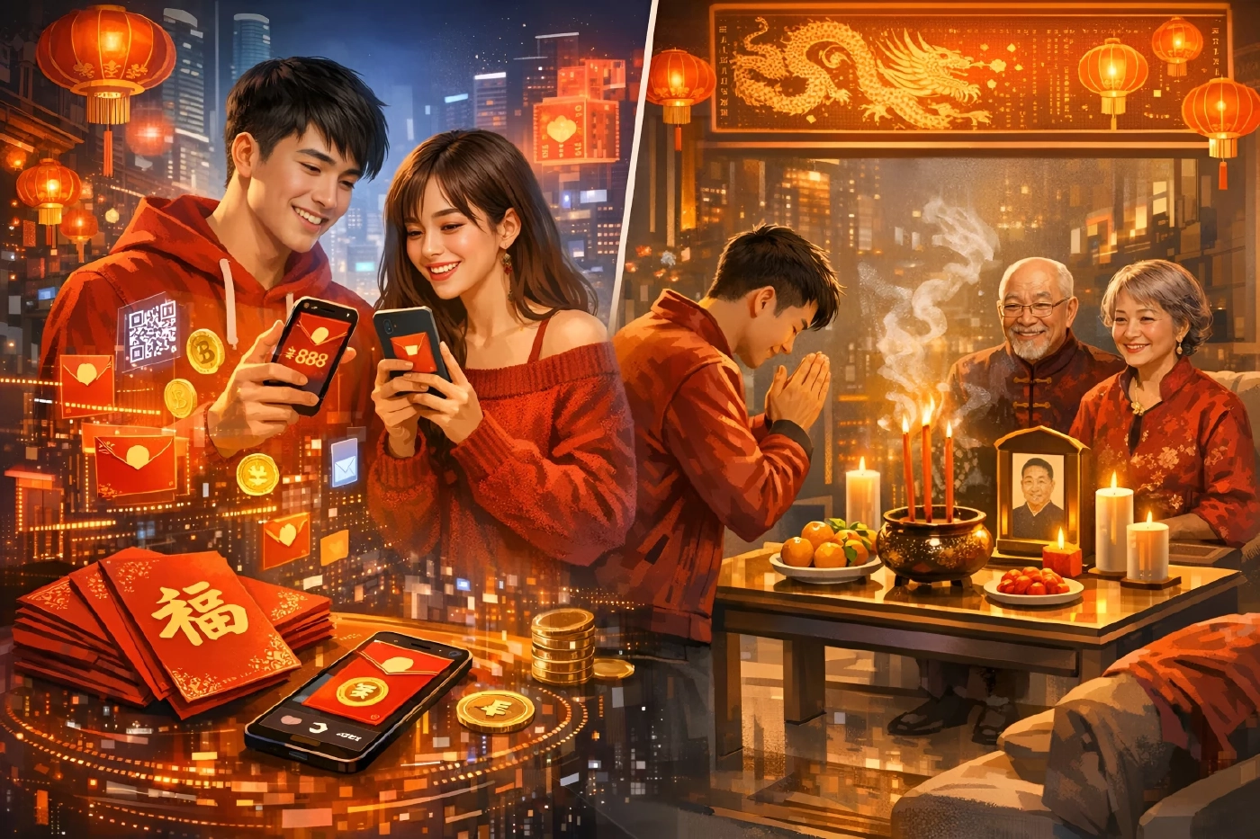 "ซองแดงกับโลกดิจิทัล : วิถีตรุษจีนในยุคใหม่"