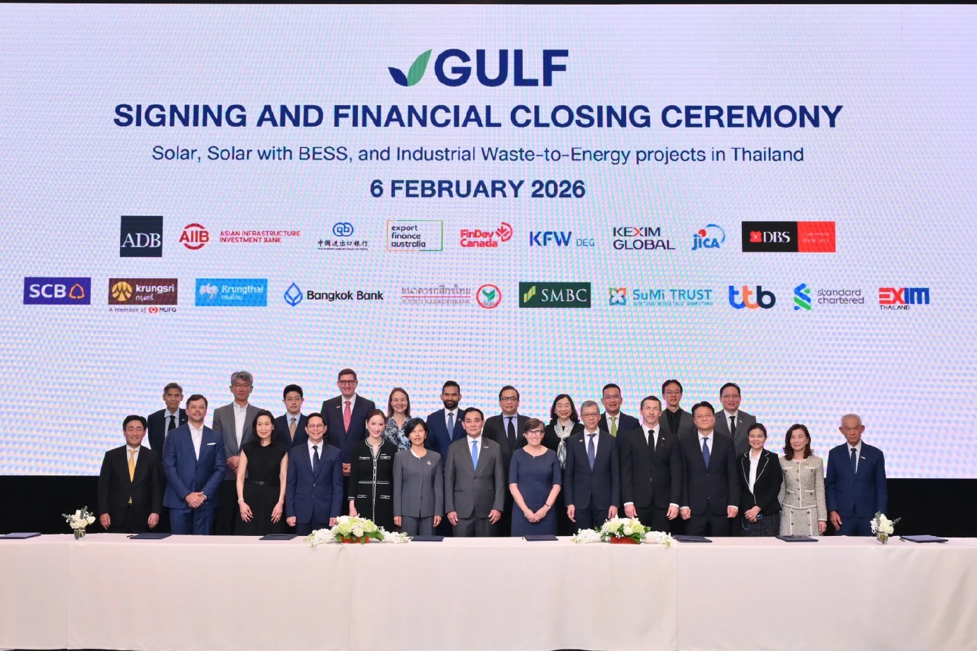 GULF ประสบความสำเร็จ หาเงินกู้ 6 หมื่น ล.ลงทุนโรงไฟฟ้าพลังงานหมุนเวียน