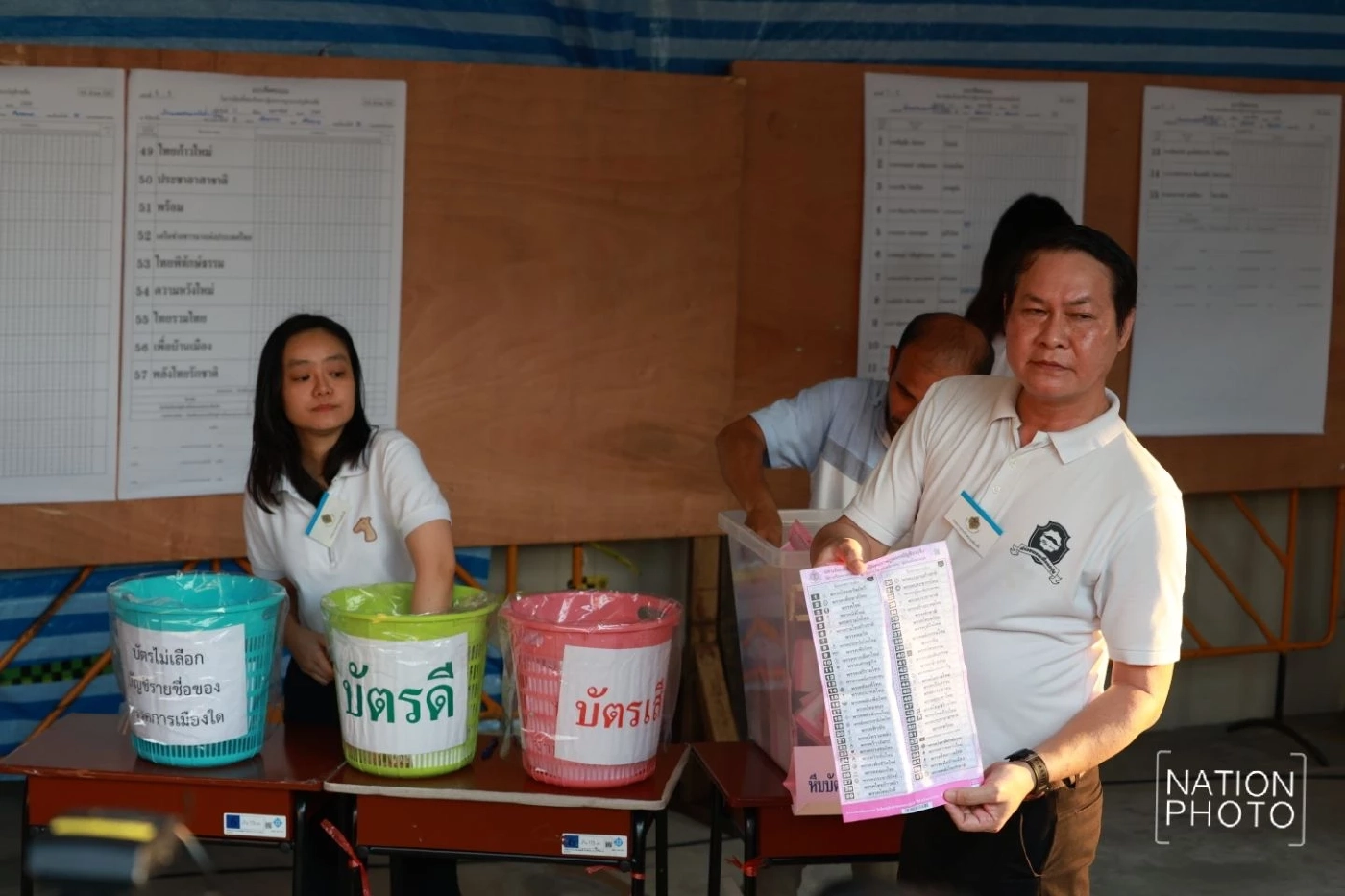 ผลคะแนนเลือกตั้งใหม่ หน่วยเลือกตั้งที่ 9 คันนายาว ปชน.ทิ้งห่าง