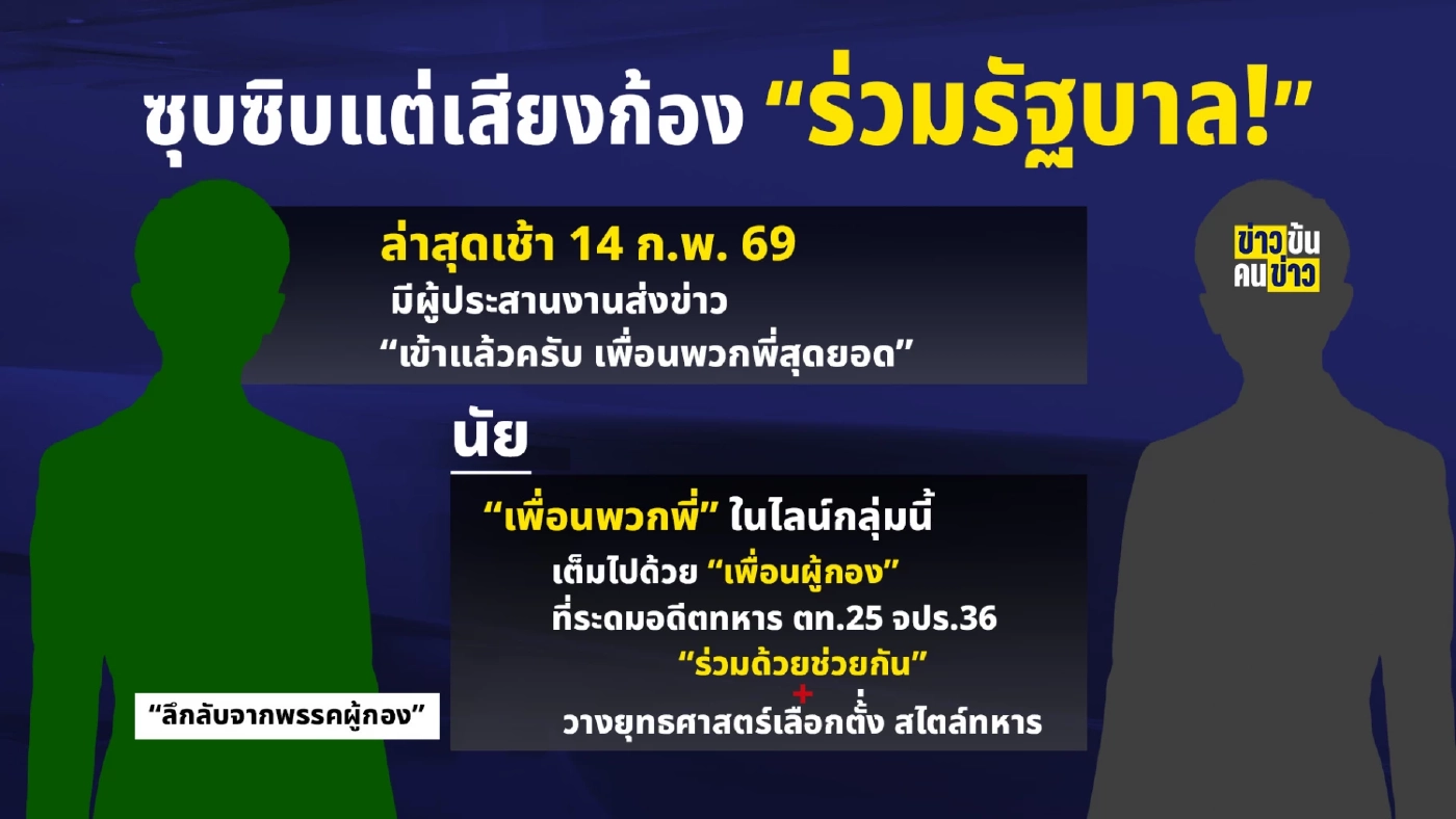 “ลึกลับพรรคผู้กอง” ซุบซิบแต่เสียงก้อง “ร่วมรัฐบาล” หลังหวิดหลุด
