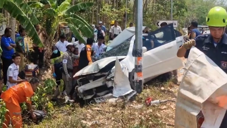 นายก อบต.ป้ายแดง รถชนดับปริศนา ตร.เร่งเคลียร์ อุบัติเหตุ – ฆาตกรรม