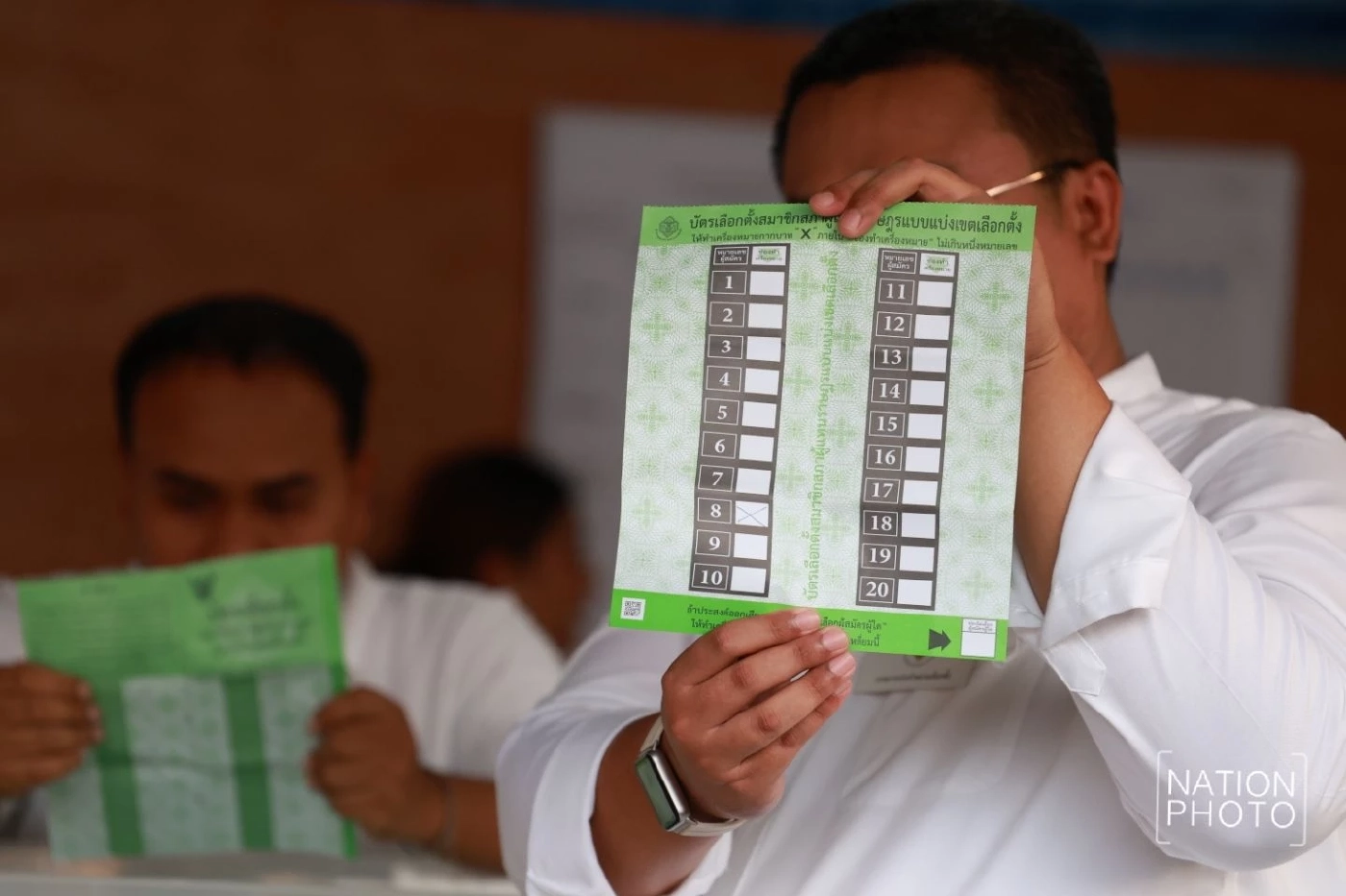 ผลคะแนนเลือกตั้งใหม่ หน่วยเลือกตั้งที่ 9 คันนายาว ปชน.ทิ้งห่าง