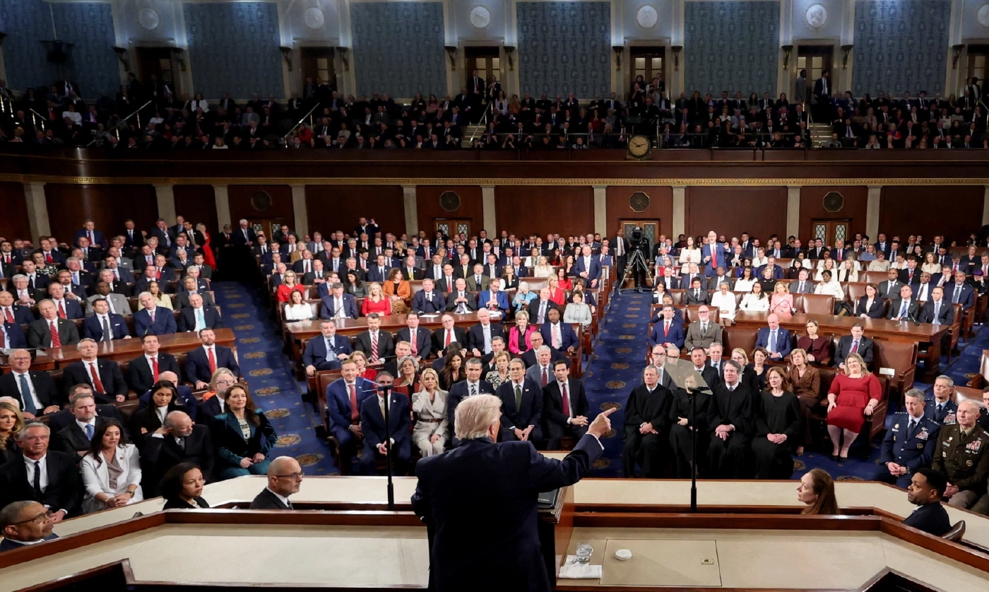 "ทรัมป์" แถลงผลงานประจำปี! ลั่นอเมริกาเข้าสู่ "ยุคทอง" ยิ่งใหญ่-รวยกว่าเดิม