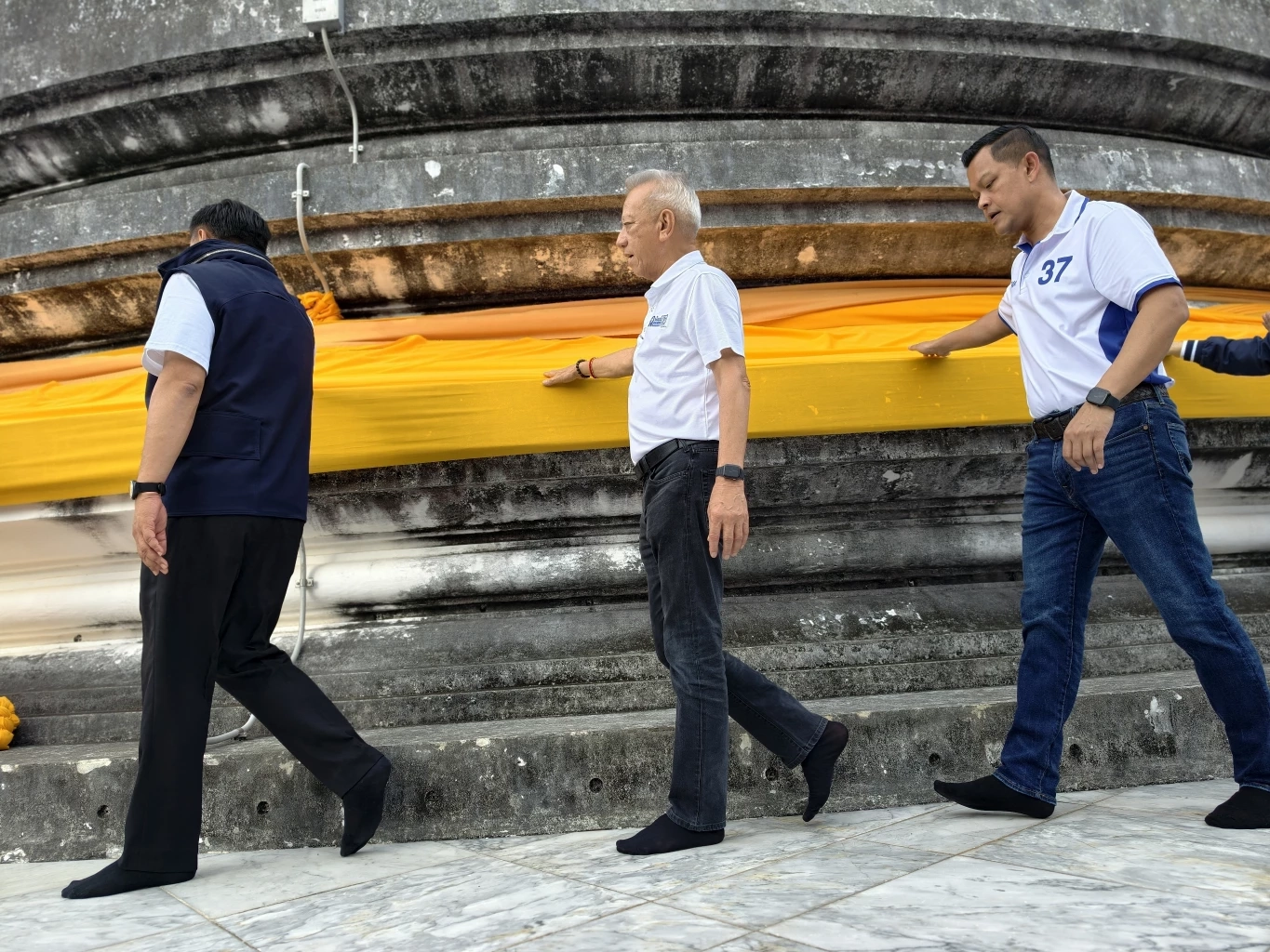 “อนุทิน” เบิกฤกษ์ปราศรัยใต้ ห่มผ้าองค์พระ ห้อยองค์จตุคามฯปี 30