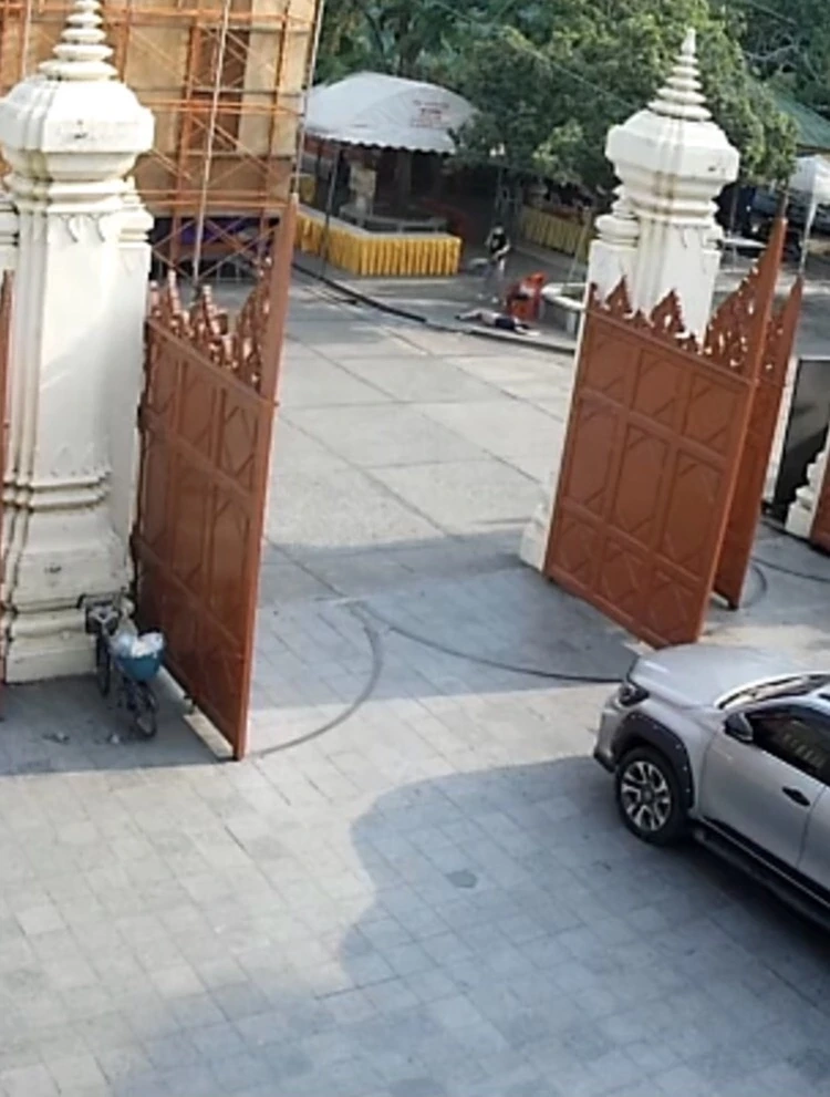 ภาพหลักฐาน สารวัตรปู ถูกวางยาจนล้มลง