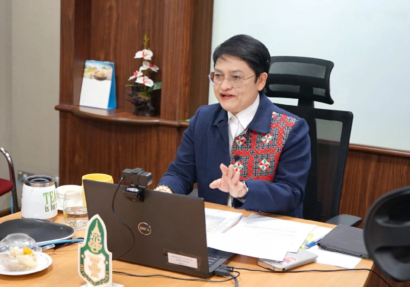 ดร.ถวิลวดี บุรีกุล อดีตรองเลขาธิการสถาบันพระปกเกล้า 