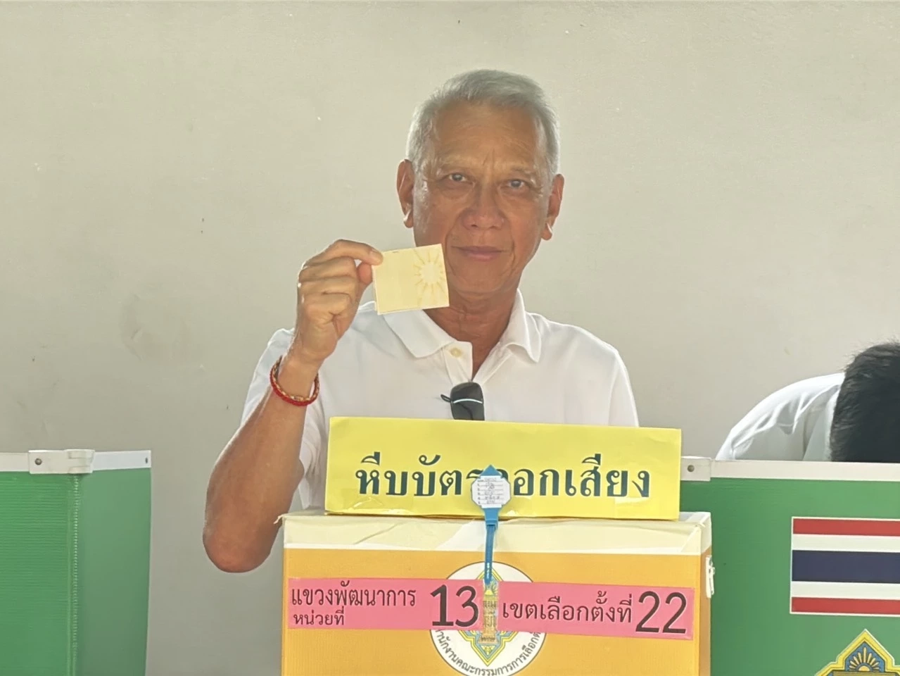 “ธนกร” และแกนนำ ภท.ทำหน้าที่เลือกตั้ง เช่นเดียวกับแกนนำพรรคคู่แข่ง