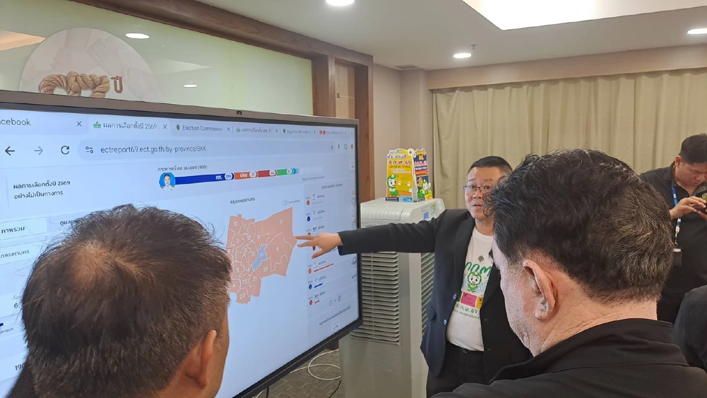 เหตุจากฝนตกหนัก! "ประธาน กกต." เกาะติดผลนับคะแนนทั่วประเทศ หลังระบบล่าช้าจากฝนถล่มกรุง (มีคลิป)