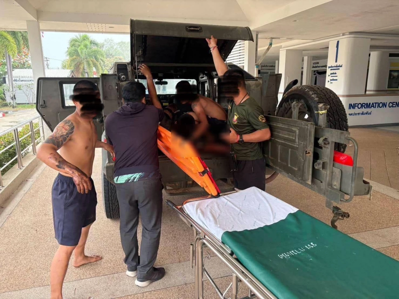 ด่วน! พลทหาร เหยียบทุ่นระเบิดเก่า พื้นที่ฐานเอราวัณ ขาขาด-เจ็บสาหัส เร่งส่ง รพ.