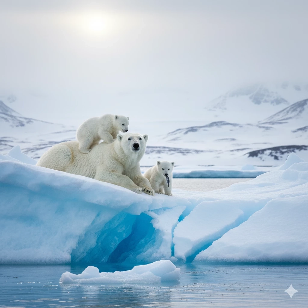 หมีขั้วโลกสฟาลบาร์อ้วนขึ้น! นักวิทย์เผยทริค "เปลี่ยนเมนู" ล่าสัตว์บกสู้โลกร้อน