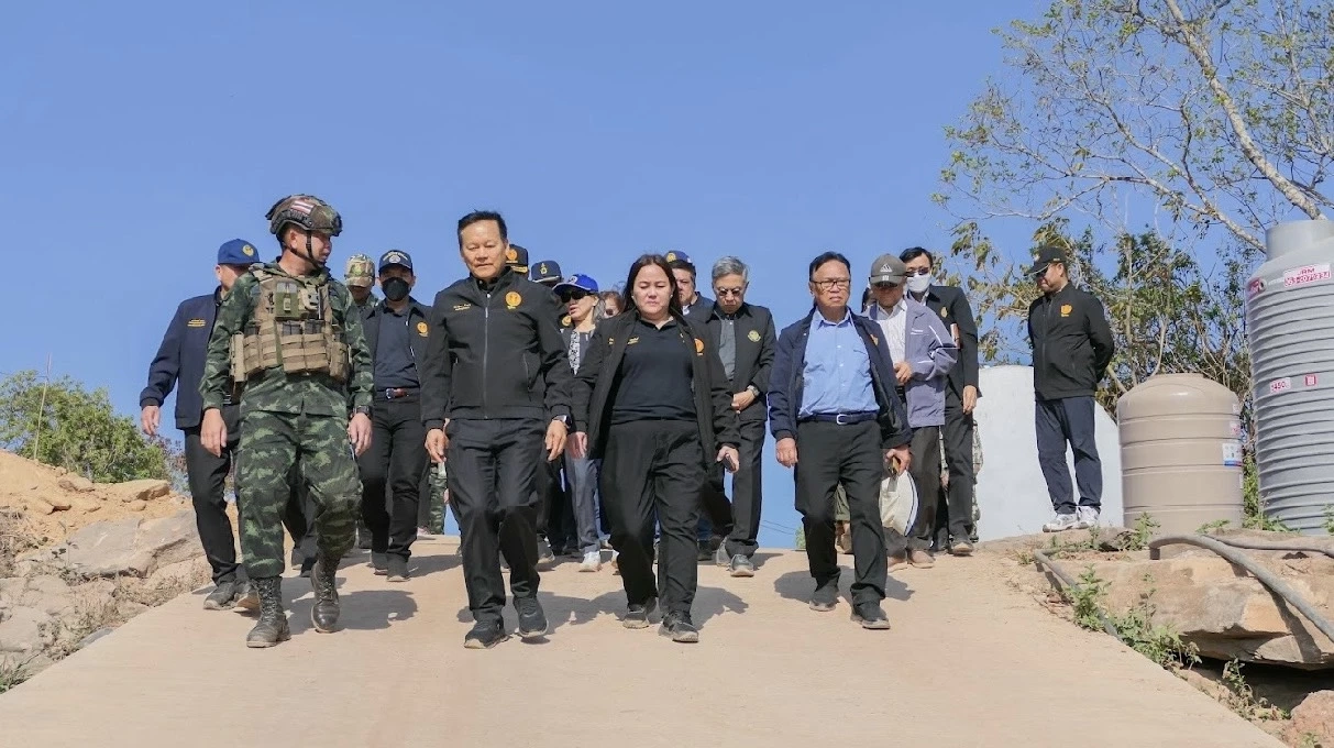 คณะกรรมาธิการพิจารณาฯ MOU 43-44 ลงพื้นที่ชายแดนศรีสะเกษ