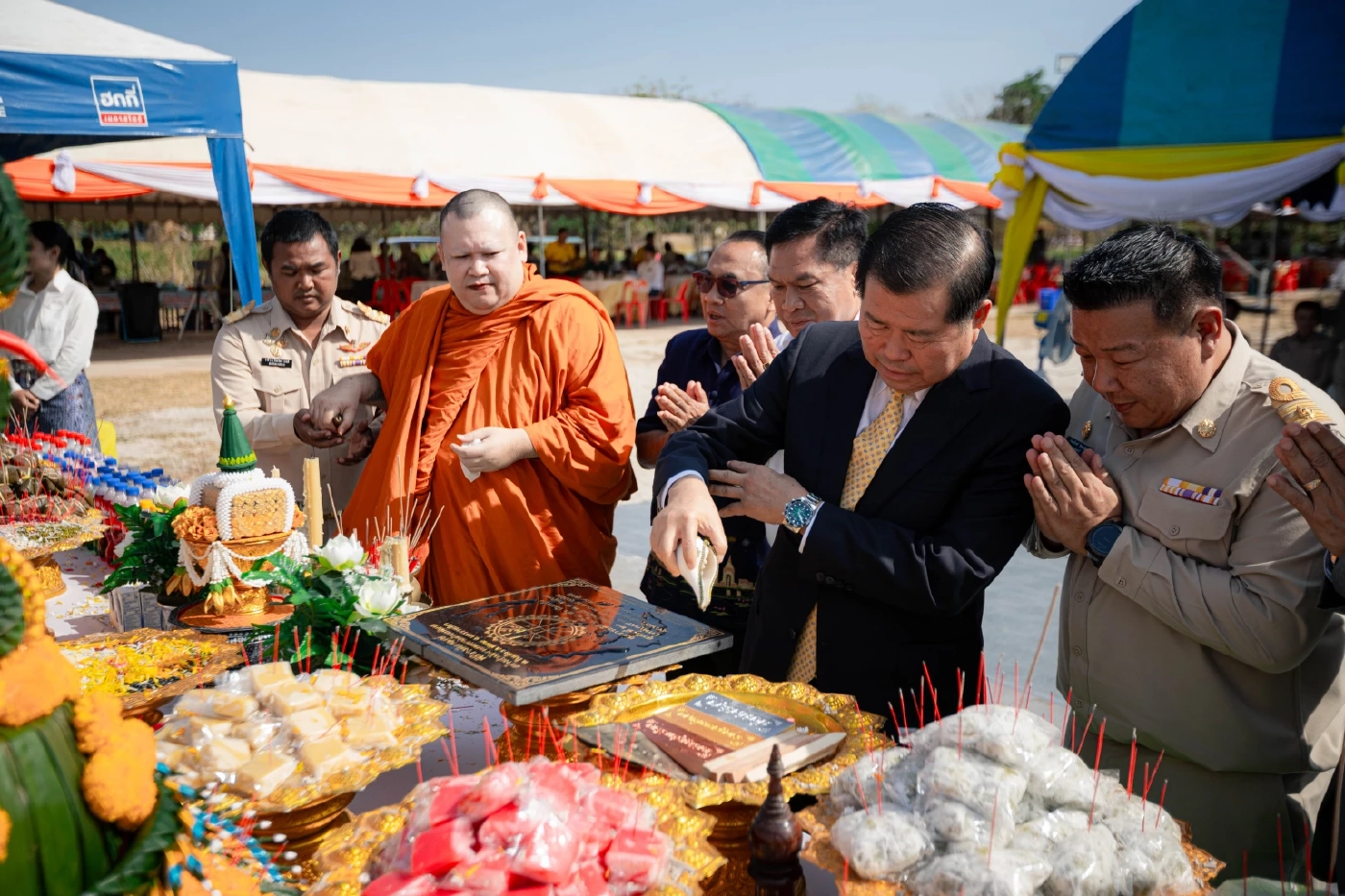 "นิพนธ์” เป็นประธานวางศิลาฤกษ์ ตึกสำนักงานเทศบาลตำบลพิมาย หลังรอมา 27 ปี