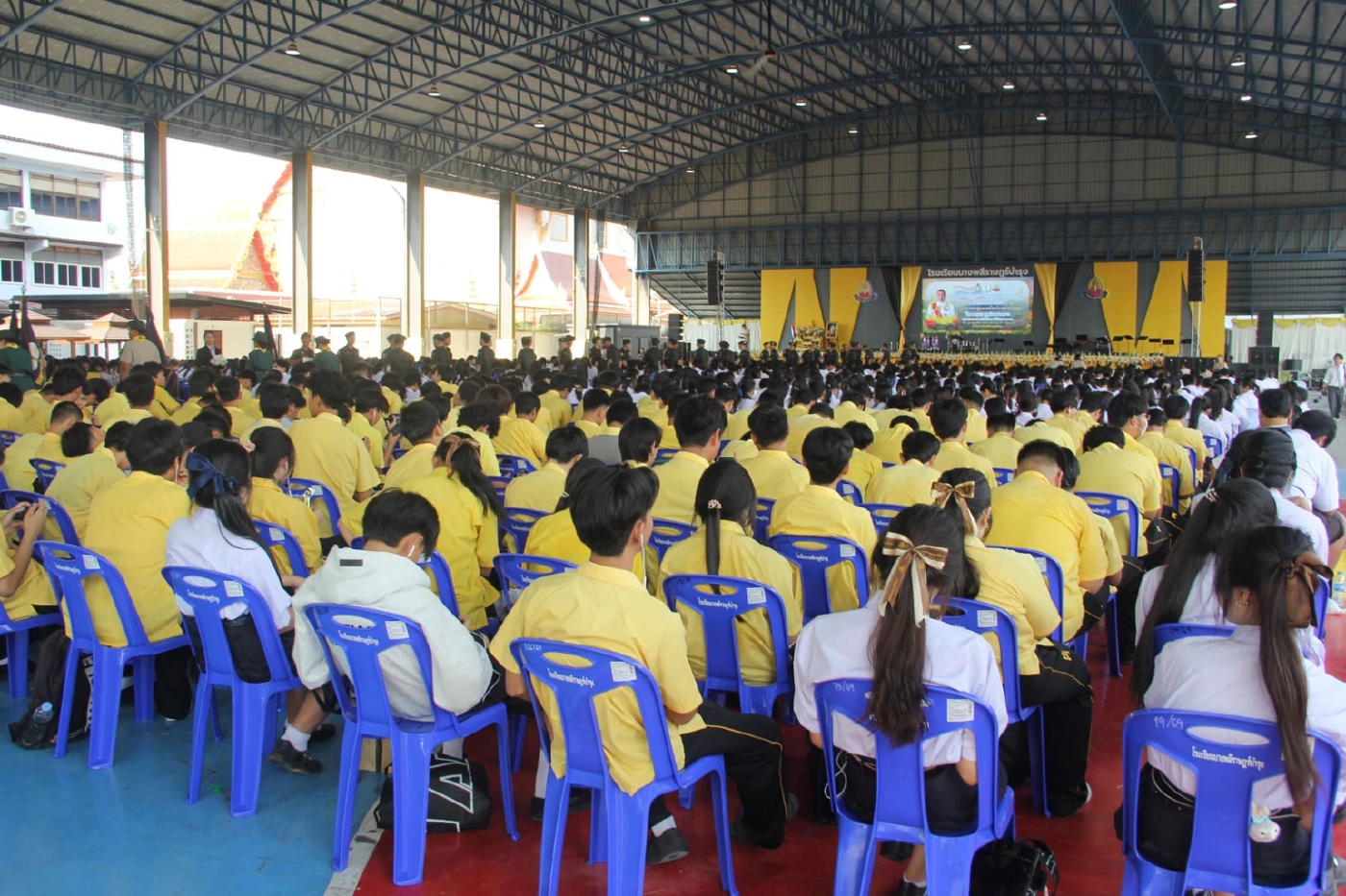 “บิ๊กกุ้ง” บรรยายพิเศษ นักเรียน บ.พ.ปลูกฝังรักชาติ ศาสนา พระมหากษัตริย์