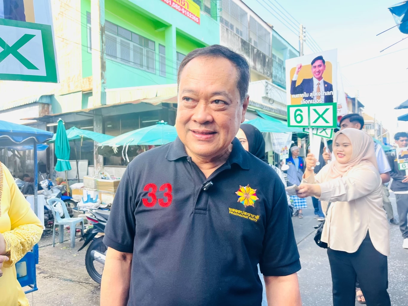 "พ.ต.อ.ทวี" ปลุกคน "สุไหงโก-ลก" เลือก "ประชาชาติ" กู้ซากเศรษฐกิจชายแดน