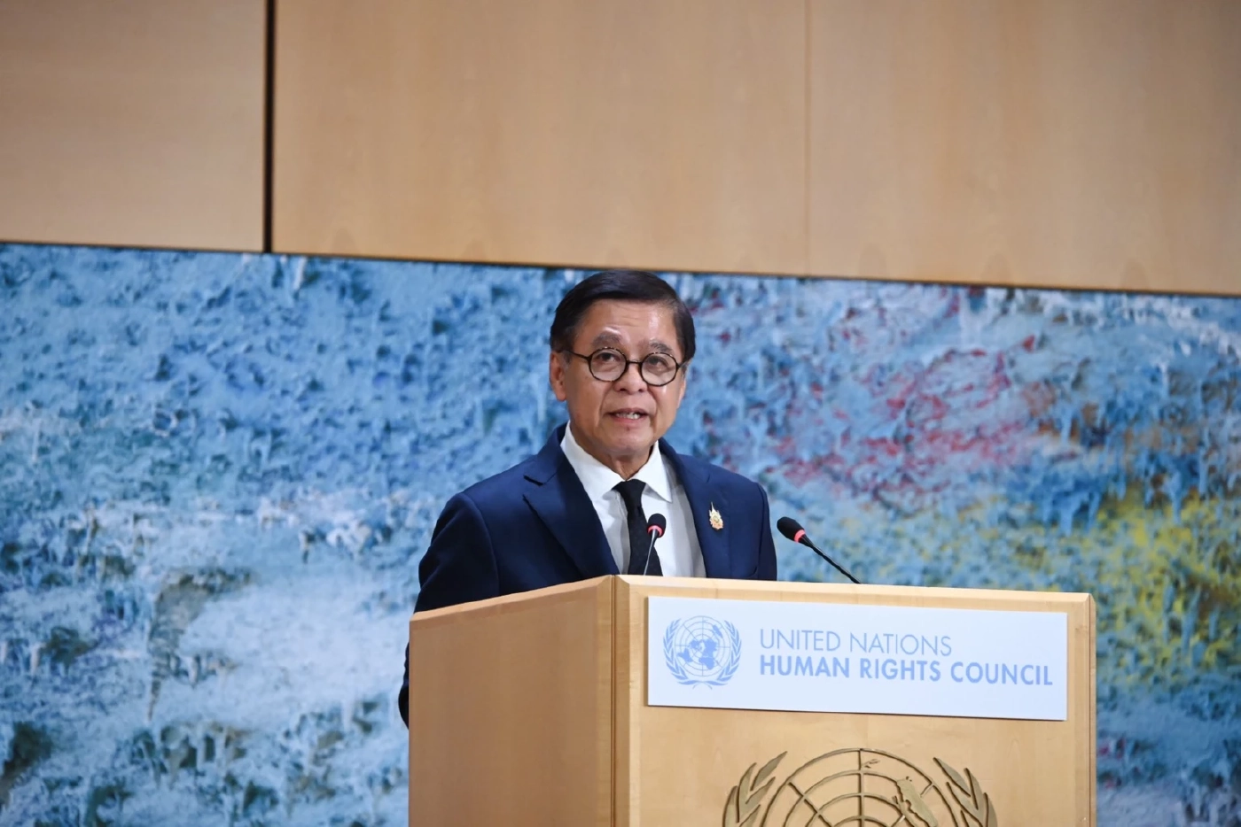 "สีหศักดิ์" ซัดกัมพูชากลางเวที HRC - ยืนยันไม่เคยยึดดินแดน