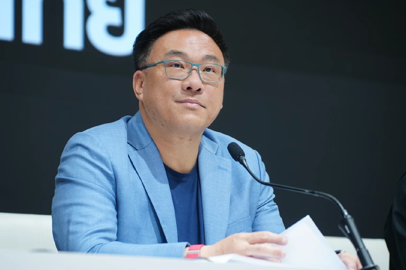 นายจุลพันธ์ อมรวิวัฒน์ หัวหน้าพรรคเพื่อไทย