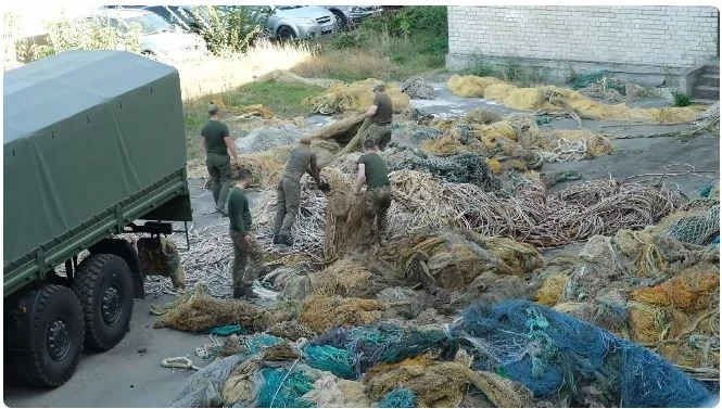 "ตาข่าย-อวนจับปลา" สู่เครื่องมือป้องกัน "โดรนพิฆาตรัสเซีย"