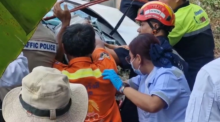 นายก อบต.ป้ายแดง รถชนดับปริศนา ตร.เร่งเคลียร์ อุบัติเหตุ – ฆาตกรรม