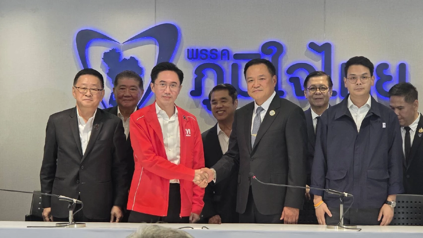 “ภูมิใจไทย-เพื่อไทย” จับมือตั้งรัฐบาล “อนุทิน” ขอลบเรื่องในอดีต