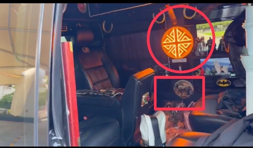 สีสันการเมือง! ยลโฉมรถ "พล.อ.รังษี" มีสัญลักษณ์ "แบทแมน" อยากเป็นยอดมนุษย์ (มีคลิป)