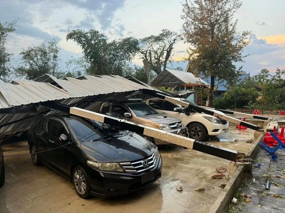 พายุฤดูร้อน "ฝน-ลูกเห็บ" ถล่มหลายอำเภอ เชียงใหม่