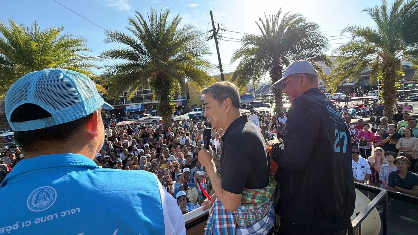 "อภิสิทธิ์" ลุย "ตรัง" หาเสียง-ย้ำคนใต้ใจเดียวขอ ปชป.เหมา 4 เขต