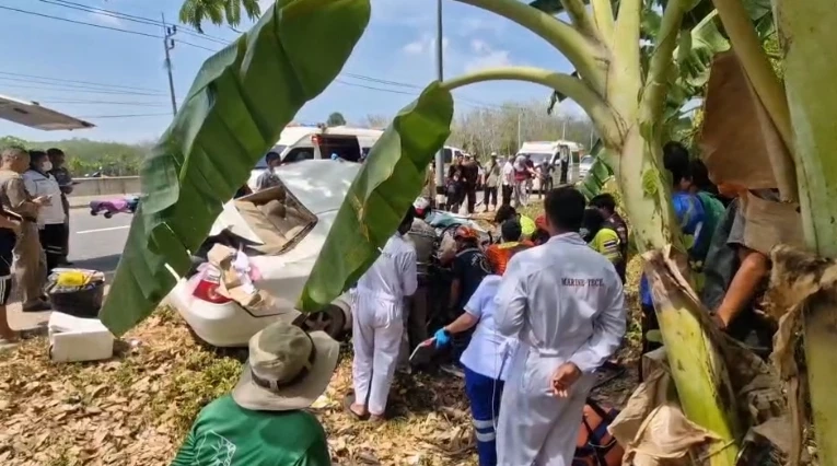 นายก อบต.ป้ายแดง รถชนดับปริศนา ตร.เร่งเคลียร์ อุบัติเหตุ – ฆาตกรรม