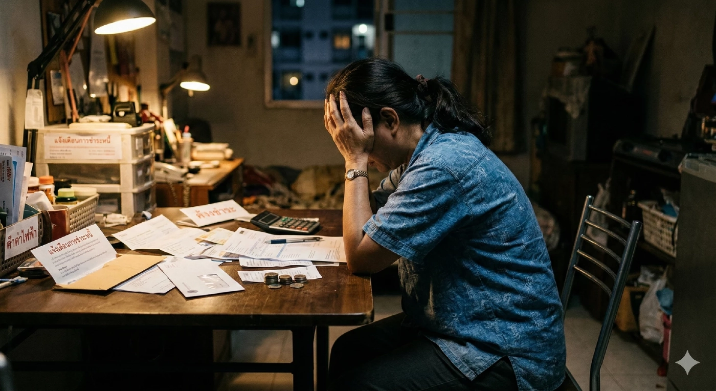 วิกฤตหนี้ไทย 16.3 ล้านล้าน! สภาพัฒน์ชี้ "คนเงินเดือนแสน" เริ่มเบี้ยวหนี้ กนง. สั่งหั่นดอกเบี้ยเหลือ 1%