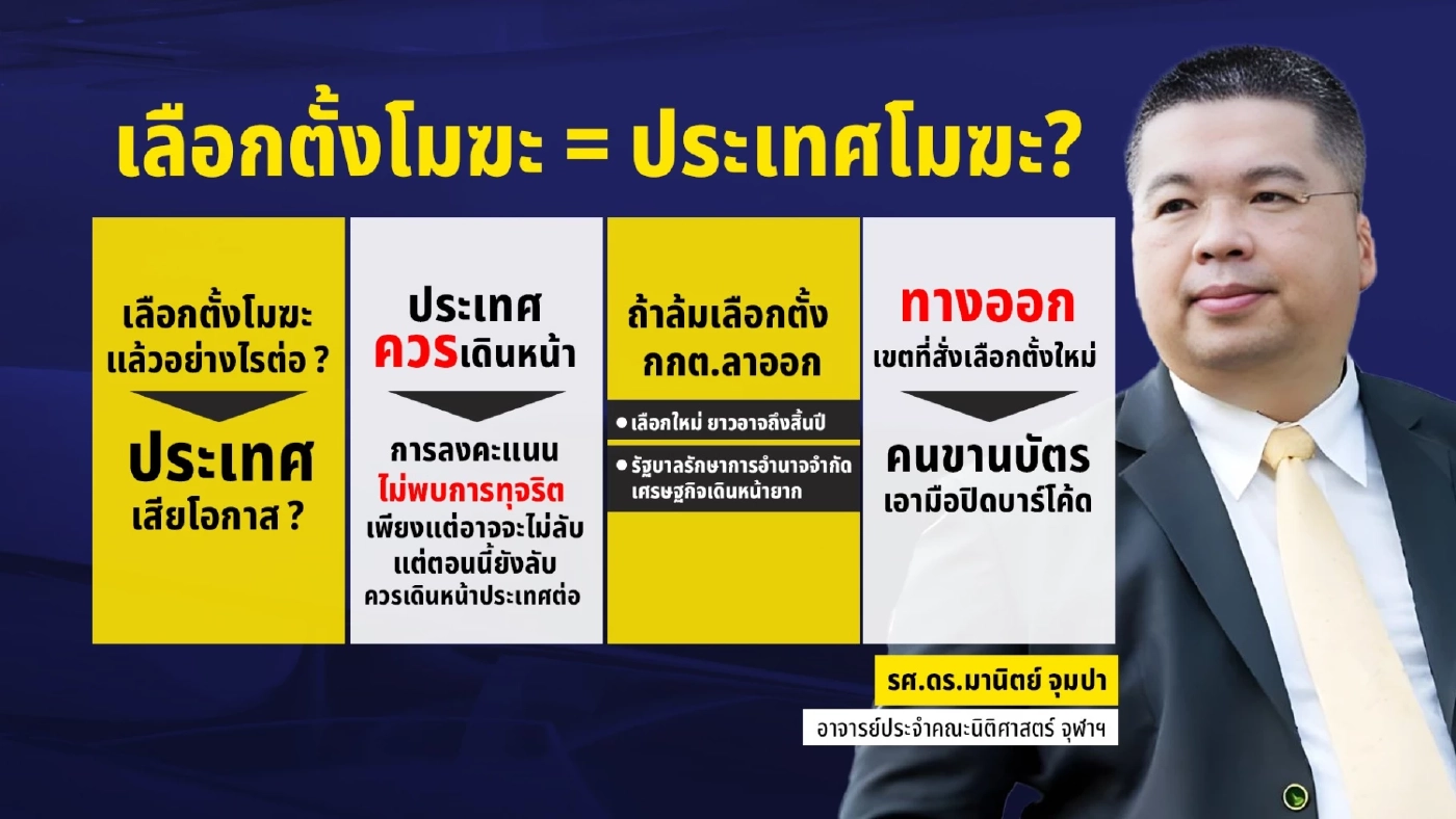 ดรามาบัตรเลือกตั้งบาร์โค้ด เสียงแตก “เลือกตั้งลับ - เลือกตั้งโมฆะ”