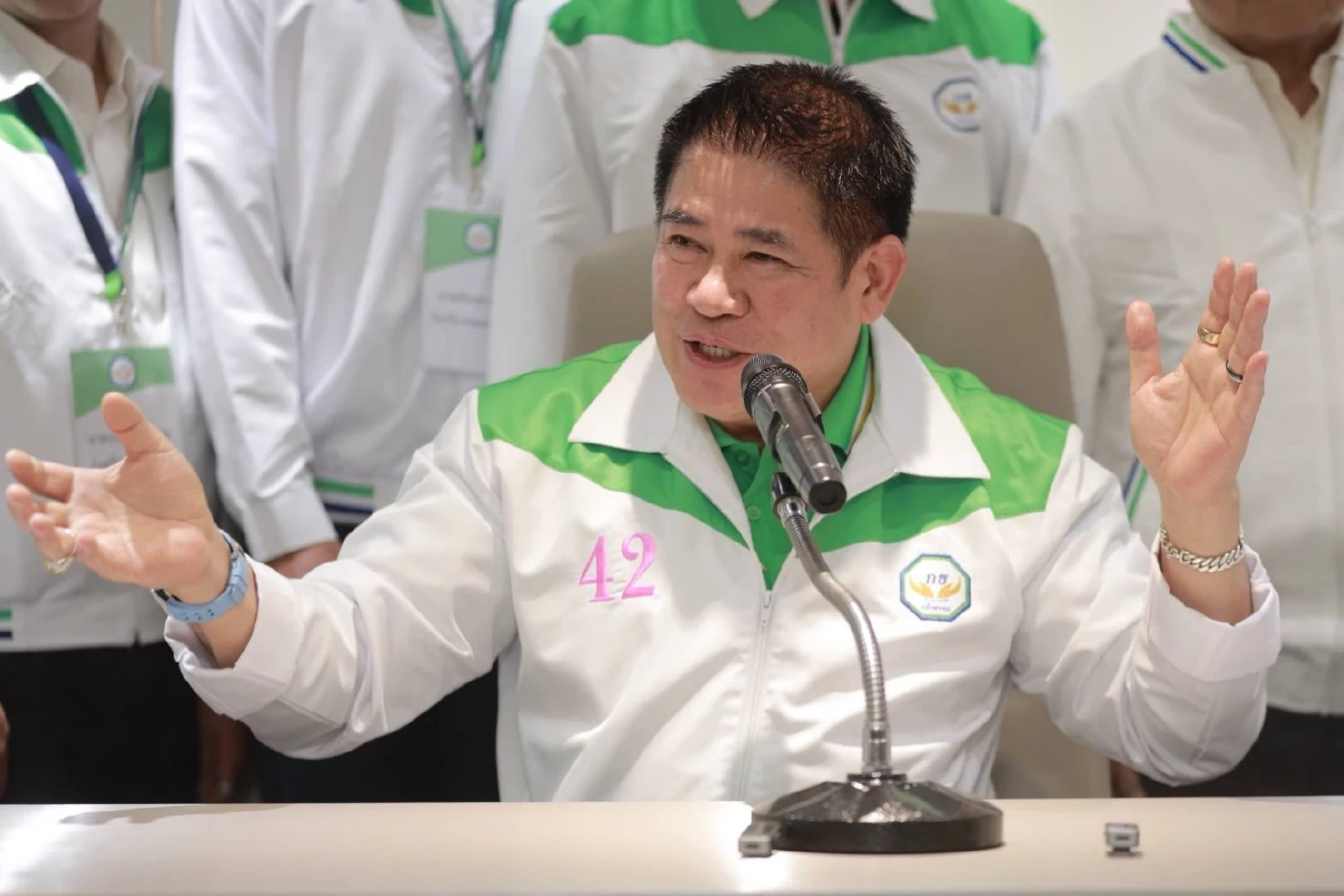 “ธรรมนัส” ลั่นกล้าธรรมไม่เคยกลัวถูกบีบ ภูมิใจไทยยังรักกันดี