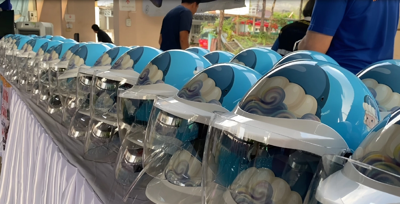 วิริยะประกันภัย ผนึก Mackcha ส่งมอบหมวกนิรภัย "Chalotte" ปั้นศูนย์เด็กเล็กเทศบาลเมืองสุเทพ ต้นแบบปลอดภัย 100%