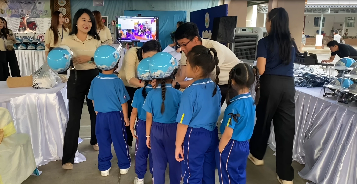 วิริยะประกันภัย ผนึก Mackcha ส่งมอบหมวกนิรภัย "Chalotte" ปั้นศูนย์เด็กเล็กเทศบาลเมืองสุเทพ ต้นแบบปลอดภัย 100%