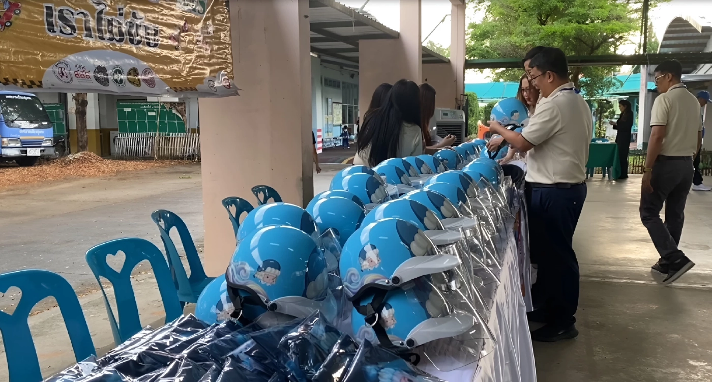 วิริยะประกันภัย ผนึก Mackcha ส่งมอบหมวกนิรภัย "Chalotte" ปั้นศูนย์เด็กเล็กเทศบาลเมืองสุเทพ ต้นแบบปลอดภัย 100%