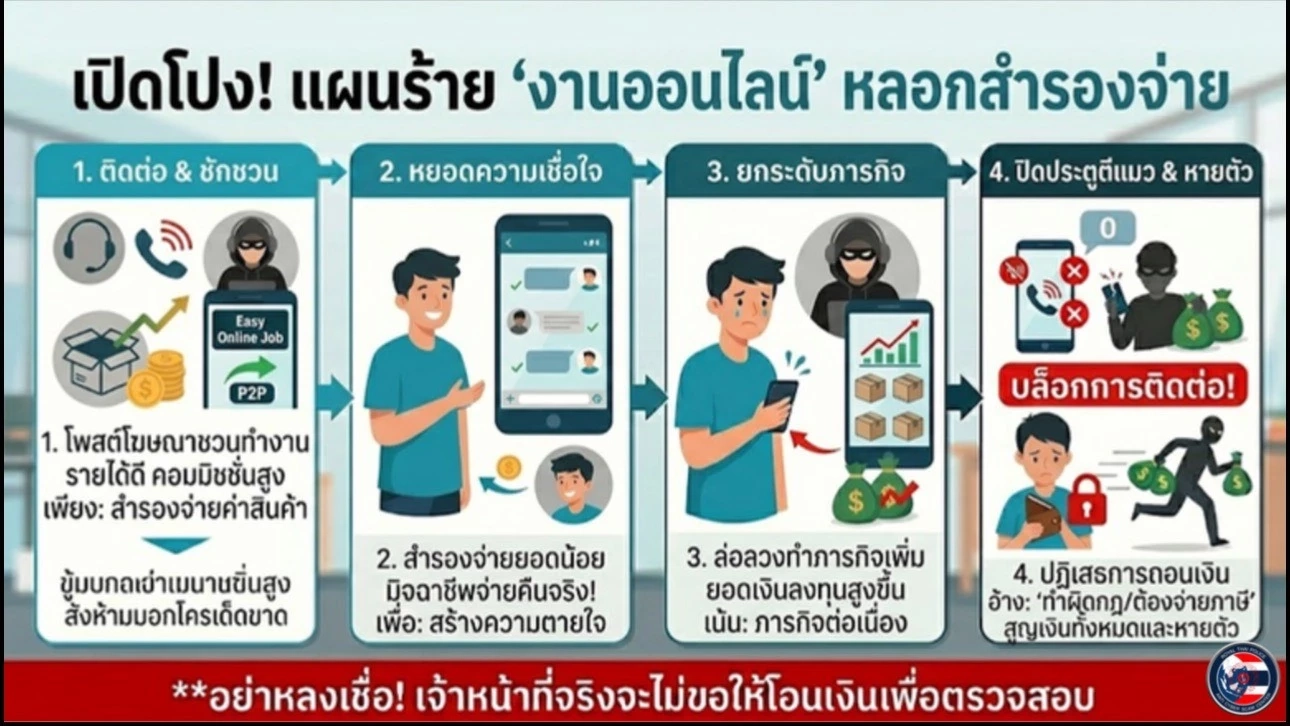 เปิดโปง 3 มุกอันตราย! "คอลเซ็นเตอร์-เคลมสินค้า-หางานเสริม" หลอกวัยรุ่นไทยมากที่สุด