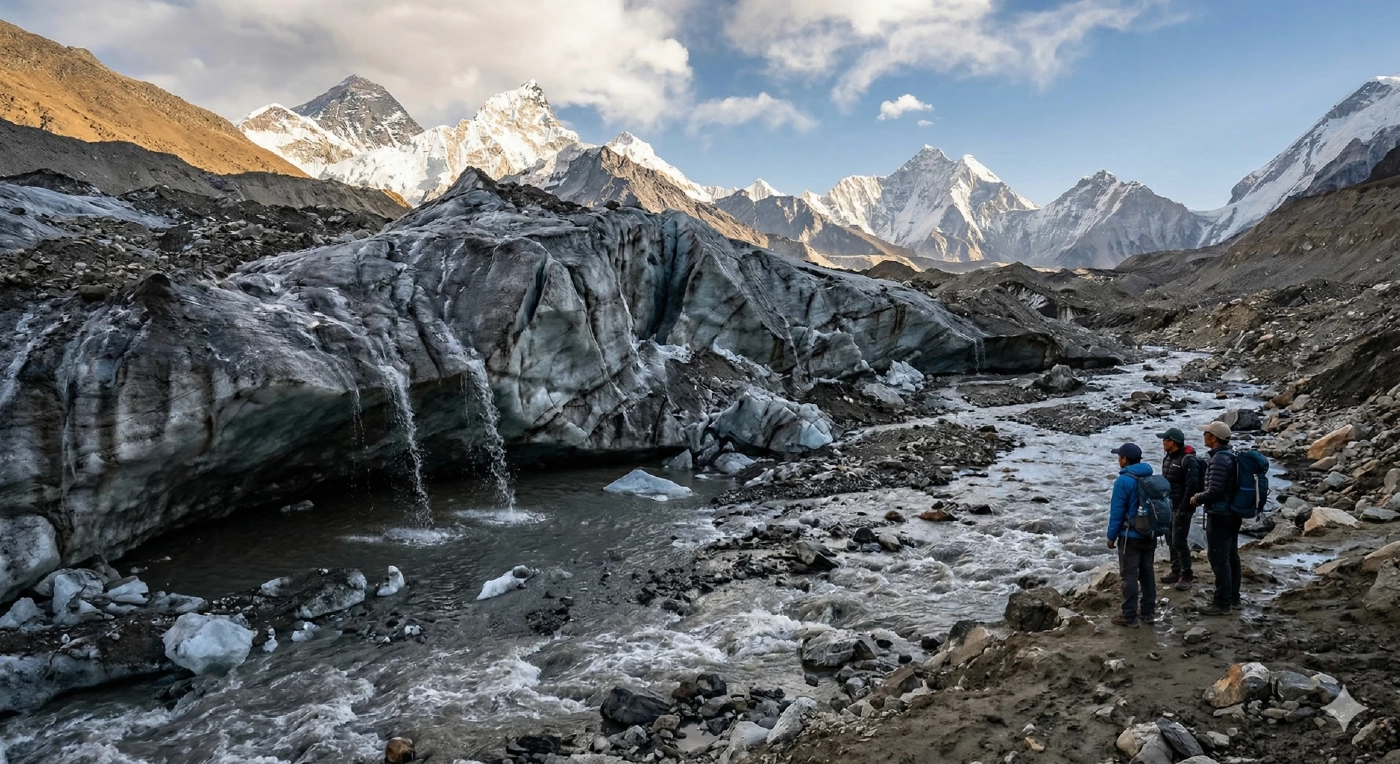วิกฤติธารน้ำแข็งหิมาลัยละลายเร็ว 267% ทำไม 2,000 ล้านคนในเอเชียจึงเสี่ยงขาดแคลนน้ำและอาหาร