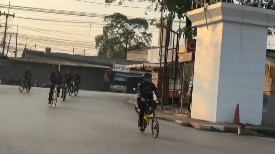ทหารพรานชายแดนไทย-กัมพูชา จัดชุดลาดตระเวนจักรยาน ลดใช้น้ำมัน