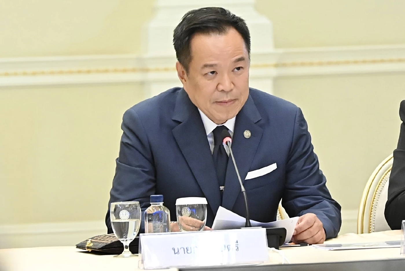 นายอนุทิน ชาญวีรกูล นายกรัฐมนตรี และ รมว.มหาดไทย