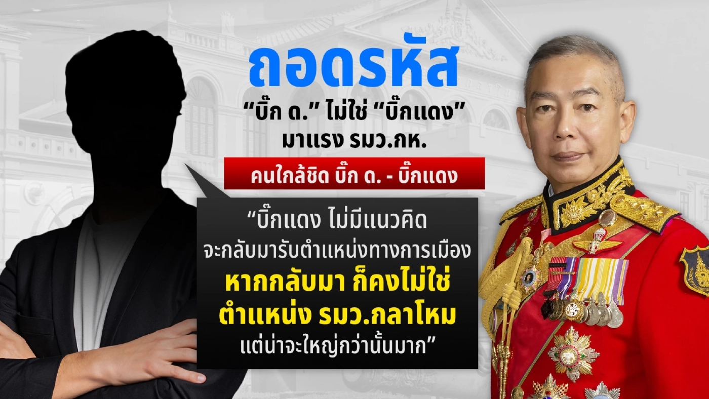 “บิ๊ก ด.” ตัวเต็ง ว่าที่ รมว.กลาโหม โผ ครม.อนุทิน 2 คือใคร