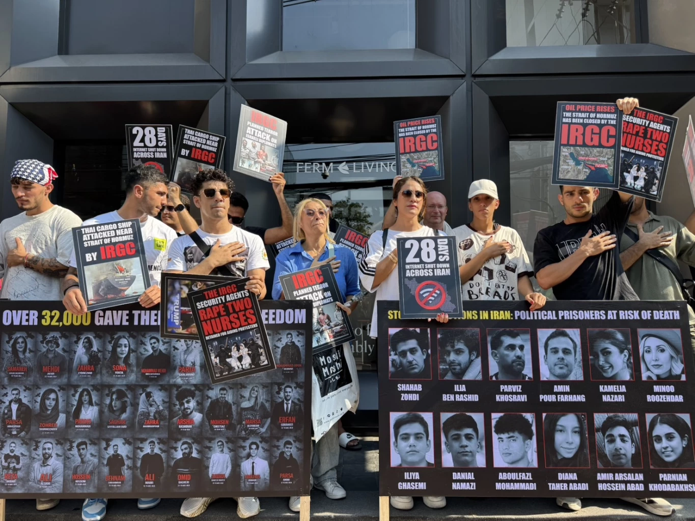 ชาวอิหร่านในไทย ชุมนุมหน้าสถานทูต เรียกร้องรัฐบาลอิหร่านลาออก