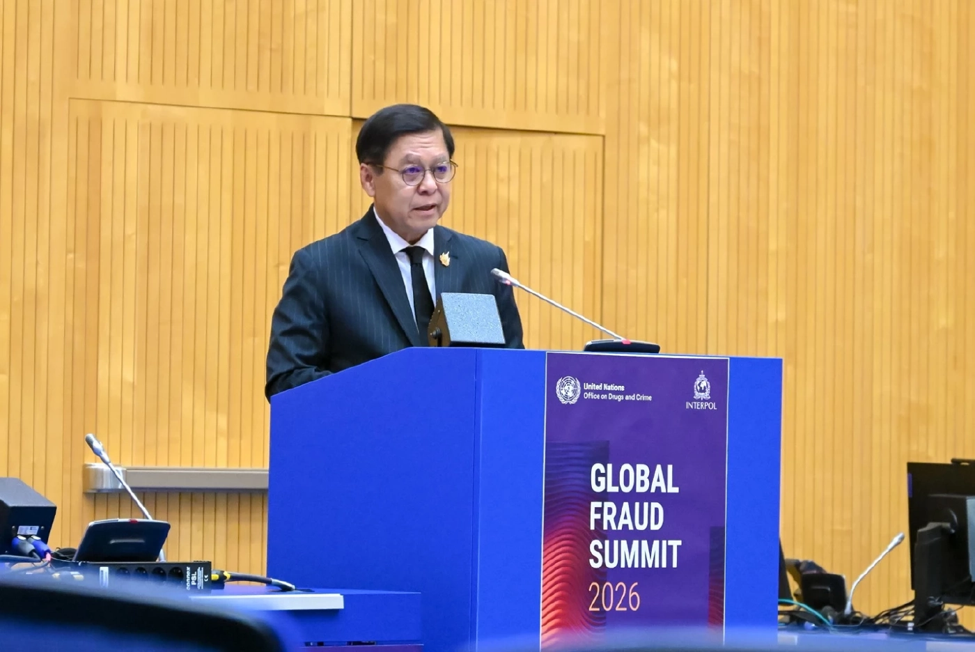 "สีหศักดิ์" ร่วมเวทีโลกว่าด้วยการฉ้อโกง-ย้ำต้องร่วมปราบปราม