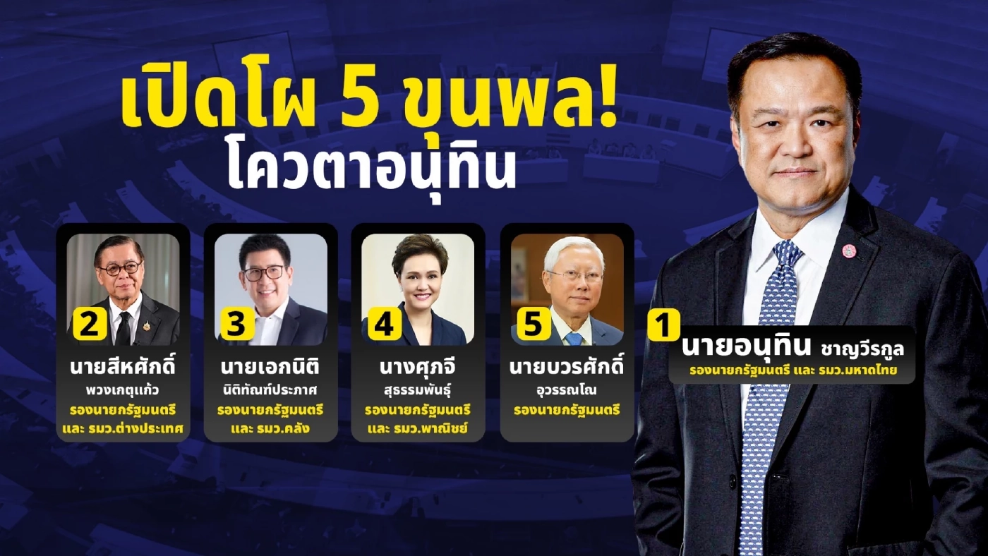 ปิดดีล! "รัฐบาลภูมิใจไทย" ไร้ "กล้าธรรม-ประชาธิปัตย์-ไทรวมพลัง"