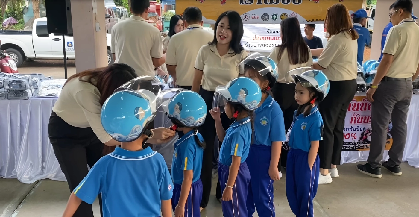 วิริยะประกันภัย ผนึก Mackcha ส่งมอบหมวกนิรภัย "Chalotte" ปั้นศูนย์เด็กเล็กเทศบาลเมืองสุเทพ ต้นแบบปลอดภัย 100%