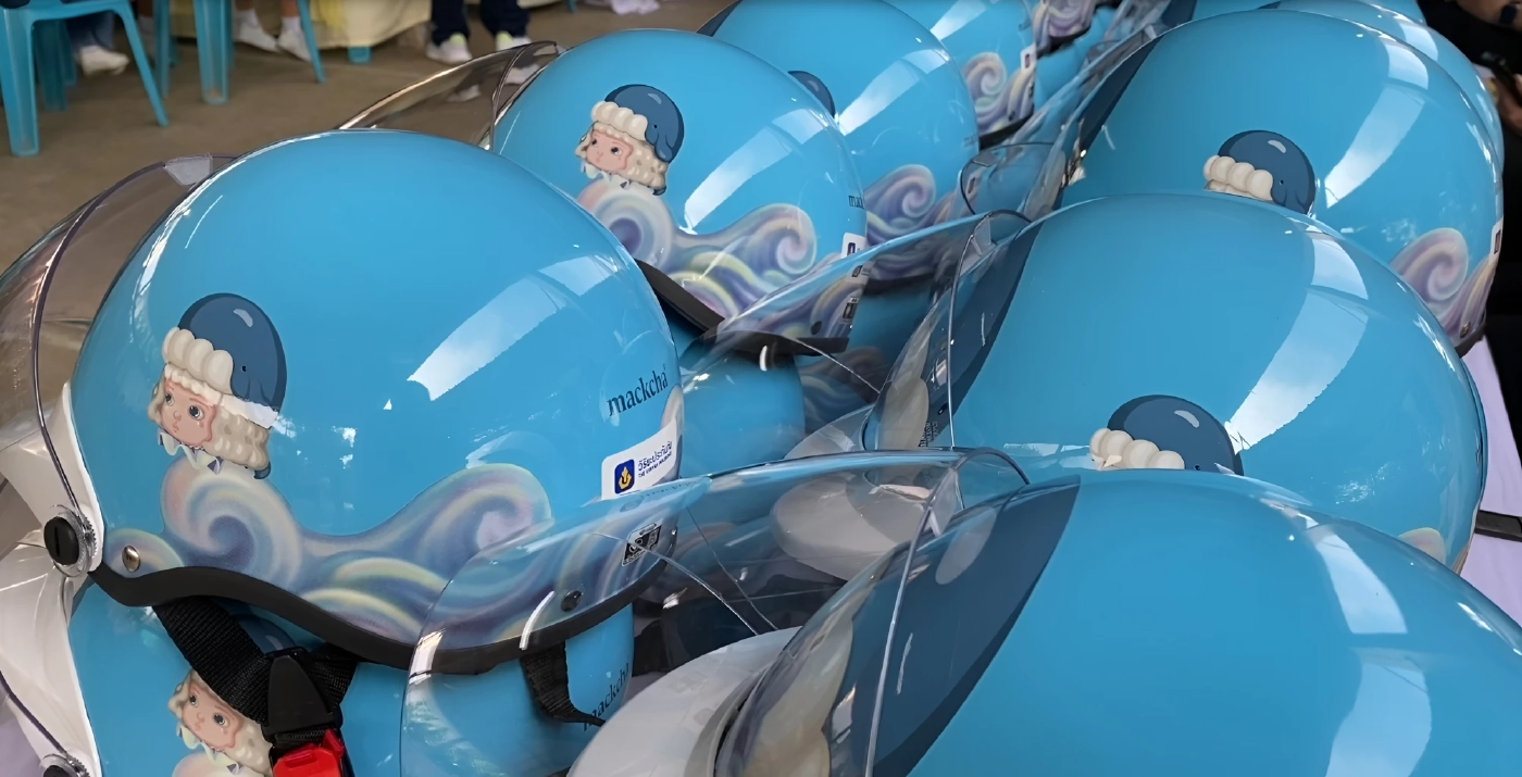 วิริยะประกันภัย ผนึก Mackcha ส่งมอบหมวกนิรภัย "Chalotte" ปั้นศูนย์เด็กเล็กเทศบาลเมืองสุเทพ ต้นแบบปลอดภัย 100%