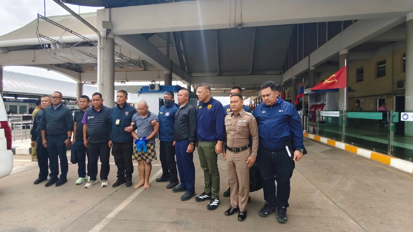 ตำรวจไทยรับมอบตัว หน.ทีมอุ้มฆ่า ผจก.หนุ่ม เผาทิ้งบ้านร้างลพบุรี