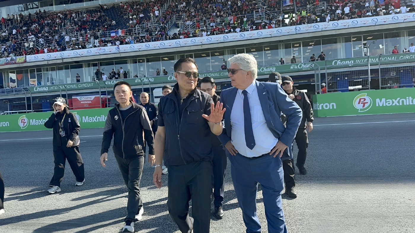 "นายกฯ" ควง "เนวิน" เปิดงานโมโตจีพี 2026 ก่อนมอบรางวัลผู้ชนะ