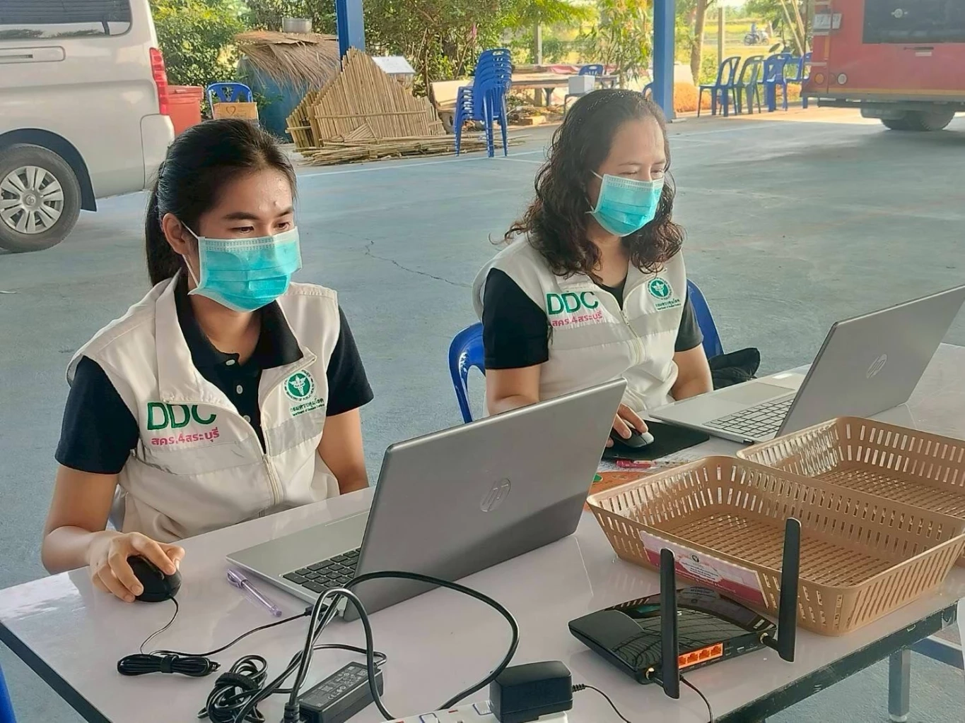 สำนักงานป้องกันควบคุมโรคที่ 4 จังหวัดสระบุรี ร่วมกับสำนักงานสาธารณสุขจังหวัดอ่างทอง และพันธมิตร ร่วมค้นหาผู้ป่วยวัณโรค ไวรัสตับอักเสบบี และซี