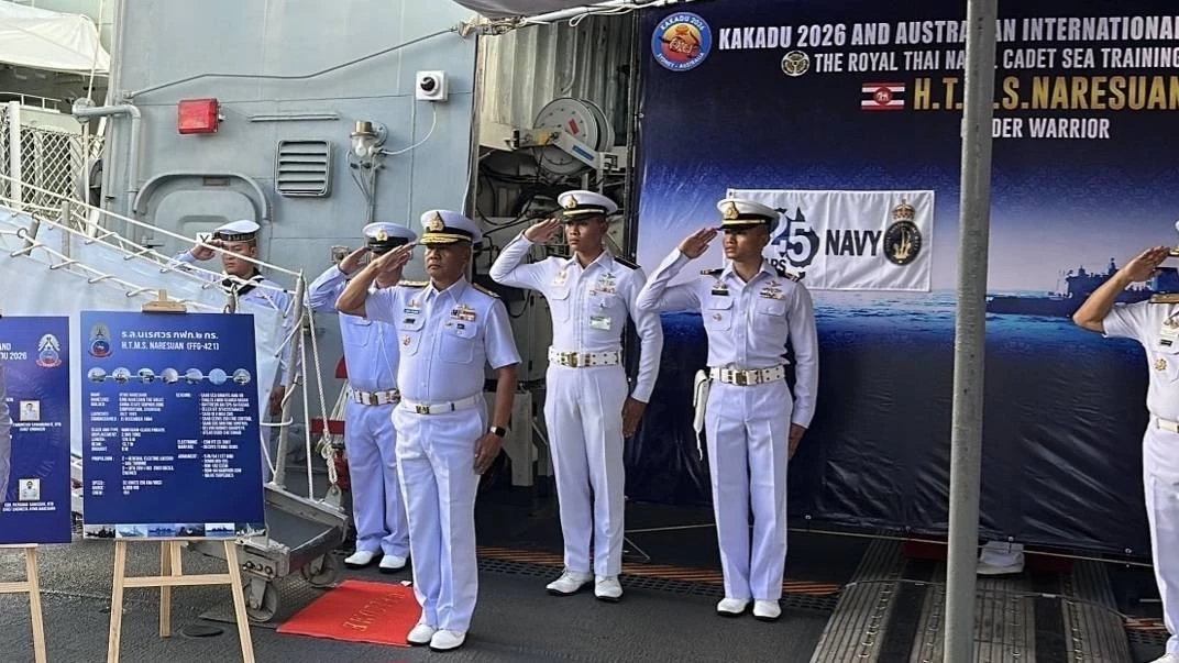 ผบ.ทร.ร่วมสวนสนามทางเรือนานาชาติ “Kakadu 2026” ที่ซิดนีย์