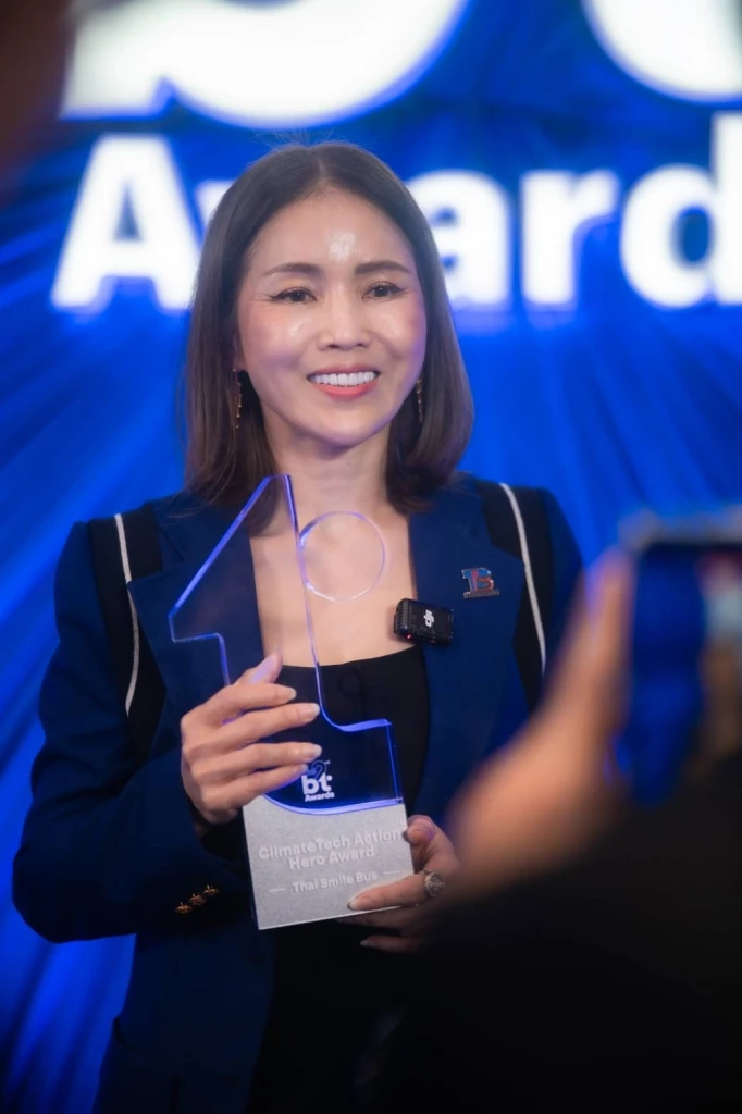 ไทย สมายล์ บัส คว้ารางวัล bt Awards ClimateTech Action Hero ตอกย้ำผู้นำขนส่งสาธารณะพลังงานสะอาด