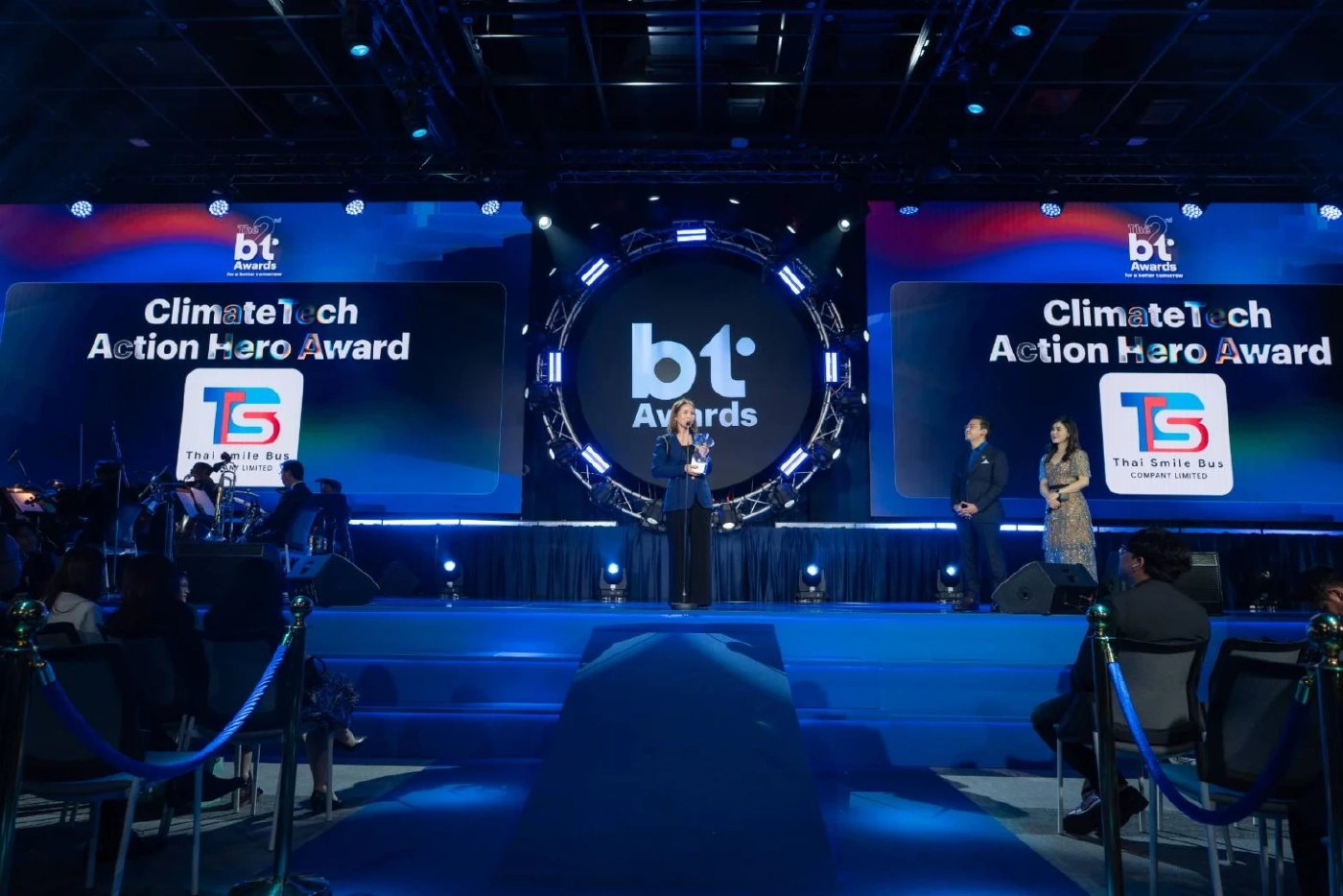 ไทย สมายล์ บัส คว้ารางวัล bt Awards ClimateTech Action Hero ตอกย้ำผู้นำขนส่งสาธารณะพลังงานสะอาด