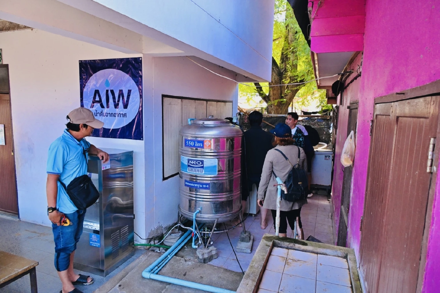 ศอ.บต.ดับกระหายชาวเล “เกาะบุโหลน” ส่งนวัตกรรมสกัดน้ำจากอากาศ